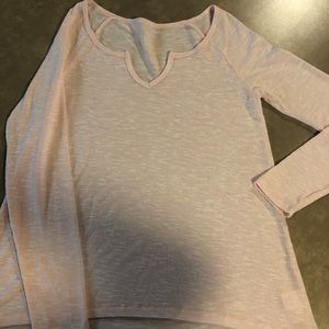 Cozy knit long sleeve shirt